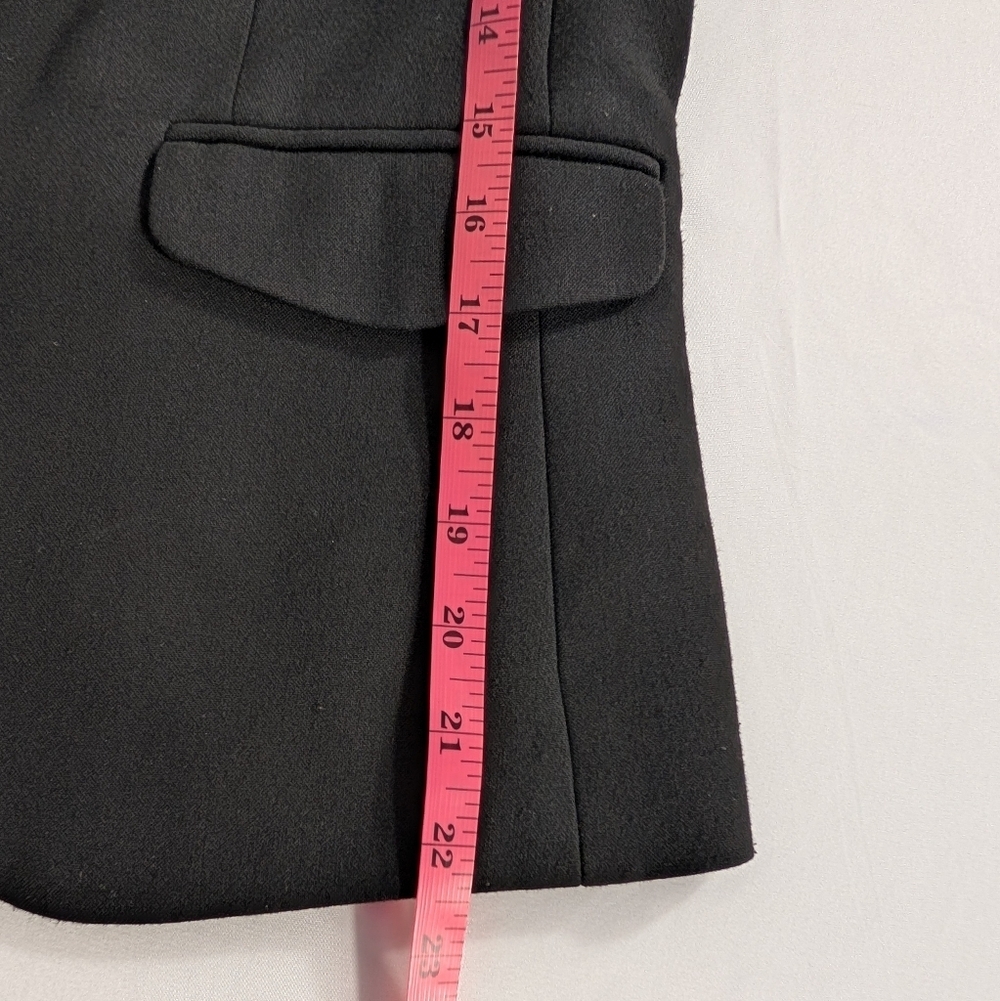 Ann Taylor LOFT Women's Classic Black Blazer Jacket Size 6 - Picture 11 of 12